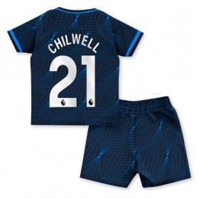 Chelsea Ben Chilwell #21 Auswärtstrikot 2023-24 Kurzarm (+ kurze hosen)